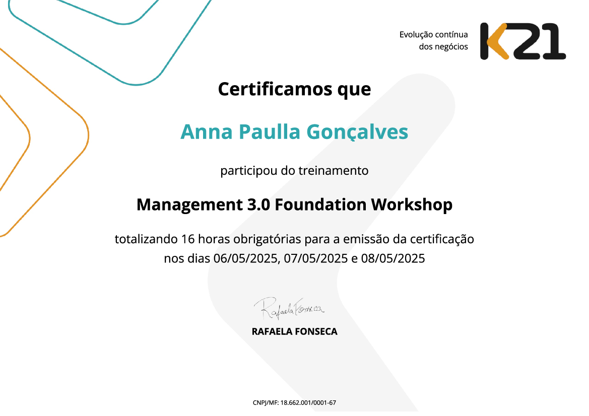 Certificado K21